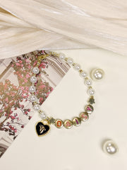 Pearl Essence Heart Zodiac Bracelet