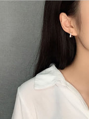Tiny Pearl Gold Ear Cuff by ARIZUE
