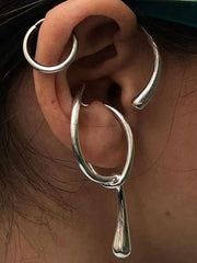 Abstract Embraced Ear Cuff