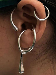 Abstract Embraced Ear Cuff