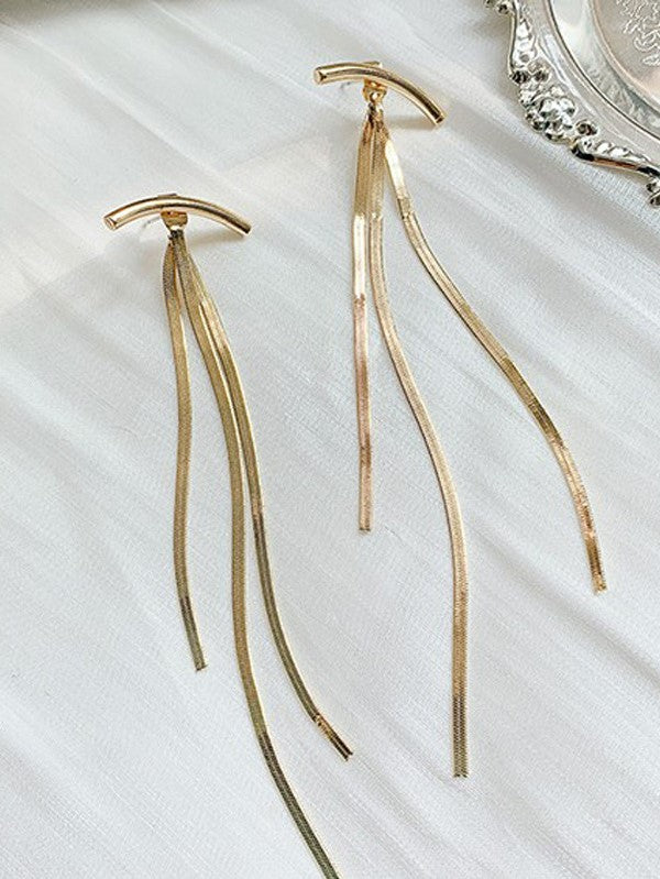 Stylish Metal Tassel Earring