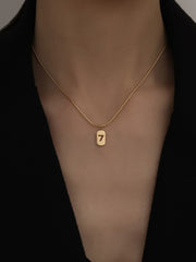 Lucky 7 Gold Necklace