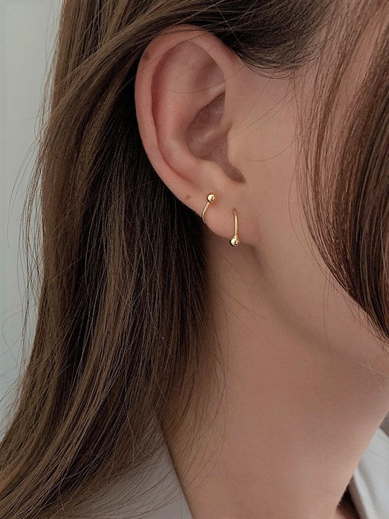 Minimalist Spirals Earrings