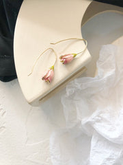 Tender Tulip Drop Earrings